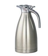 Premium 2L Vacuum Insulated Carafe/Coffee Carafe by Ksendalo, With Press Button Top, Double Wall/18/8 Austenitic... N5