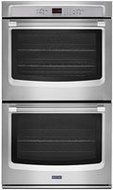 Maytag MEW9627DS 27" Stainless Steel Electric Double Wall Oven - Convection