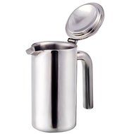 1000ML 202 Stainless Steel Double Walled Tea Pot Coffe Maker with Handle K1876-3 N2