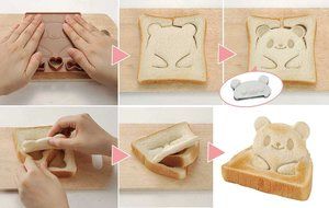 Alex's House Best Adorable Animals Pocket Sandwich Cutter, Bread Cutter, Hand Tools Sandwich Kit, Food Deco, Sandwich... N4