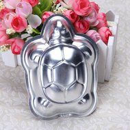 3.45'' Baking Molds Turtle Aluminum Cake Mold Chocolate Jello 3d Pan Tin New Baking Tool N4