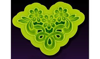 Marvelous Molds &ldquo;Martha&rdquo; Enhanced Lace Silicone Mold N2