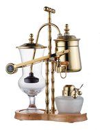 Diguo High Quality Belgian Belgium Luxury Royal Family Balance Syphon Coffee Maker Gold Color F-2013B N10