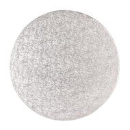 Cake Board - Round Silver Fern - 15 Inch - Pack of 5