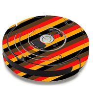 Skin Decal Vinyl Wrap For IRobot Roomba 650 655 Vacuum / Retro 70's Lines