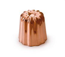 Mauviel Made In France M'Passion 4180.55 Canele 2-Inch Mold, Tinned Interior
