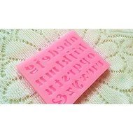 Y&amp;XL&amp;H Bakeware Silicone Letter Baking Molds for Fondant Candy Chocolate Cake N3