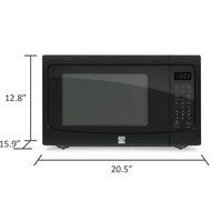 Kenmore 1.2 cu. ft. Countertop Microwave w/ EZ Clean Interior Black 72129 N8