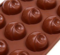 Eyeball Half Round Candy Chocolate Soap Jello Tray Mold Silicone Party maker (Ships From USA) N2