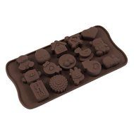 15 Cavity Cute Animal Silicone Chocolate Candy Ice Jelly Soap Molds Moulds Handmade DIY Mold Bear N39