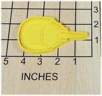 Horseshoe Crab Shape Fondant Cookie Cutter and Stamp #1342 N2