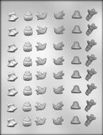 CK Products Mini Bells, Doves, Cake and Cupids Chocolate Mold
