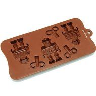 6 Cavity Robot and Key Silicone Mold Pan