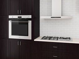 Ancona WRC436 Wall-Mounted Rectangle Shaped Convertible Range Hood, 36-Inch, Stainless Steel