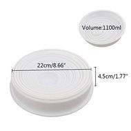Round &amp; Waves Design Silicone Mousse Cake Mould Cake Mold Silicone Flexible For Mousse Cake Breads Brownie Cornbread... N4