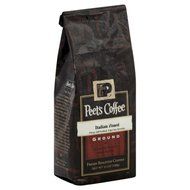Peet's Coffee Coffee, Fresh Roasted, Ground, Italian Roast, 12 Oz.