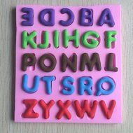Sher The Capital Letters Shaped Fondant Cake Chocolate Silicone Mold, Decoration Tools Bakeware N4