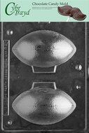 Cybrtrayd S041 3D Footballs Chocolate Candy Mold with Exclusive Cybrtrayd Copyrighted Chocolate Molding Instructions