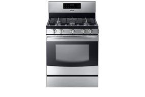 Samsung NX58F5500SS Stainless Steel Freestanding Gas Range, 5.8 Cubic Feet N3