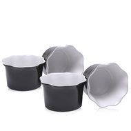 Hiware Ramekins, 7-Ounce Ceramic Ramekins, Porcelain Ramekins, Oven Safe, Set of 4, Gray N2