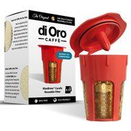 MaxBrew 24K Gold Reusable K-Carafe Filter for Keurig 2.0 - K-Cup Reusable 4-5 Cup Carafe Filter for Keurig 2.0 N2