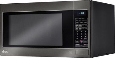LCRT2010BD 24" 2 cu. ft. Capacity Countertop Microwave with 1200 in Black Stainless Steel N2