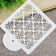 Y&amp;XL&amp;H Damask Miniprint Cake Stencil, Cake Top Stencil, Flower Stencils for Decoration N2