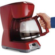 Programmable Red 12-Cup Coffeemaker N3