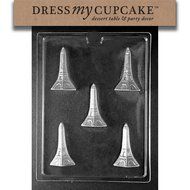 Dress My Cupcake Chocolate Candy Mold, Eiffel Tower Piece
