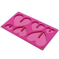 Y&amp;XL&amp;H Cookie Icecream Cake Sweet 3D Heart Chocolate Candy Silicone Mould Mold Tray Sugarcraft Baking Muffin Pan N3