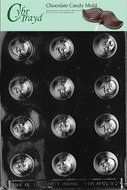 Cybrtrayd AO062 Cherry Bon-Bon Chocolate Candy Mold with Exclusive Cybrtrayd Copyrighted Chocolate Molding Instructions