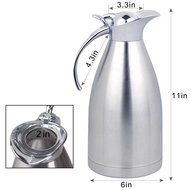 Panesor 2.2 Liter(75 Ounce) Thermal Coffee Carafe Stainless Steel Carafe Coffee Pot N3