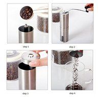 Manual Coffee Grinder Hand Crank Coffee Burr Ceramic Mill Coffee Been Grinder N2