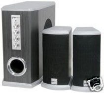 Y5F-NEW COMPACT HIGH POWERED QM2.1 CHANNEL ACTIVE SPEAKER SYSTEM (60W RMS)