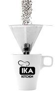 Clever Pour-Over Coffee Dripper by IKA KITCHEN - Stainless Steel Cone Brewer w/ Built-In Stand &amp; Free Measuring... N4
