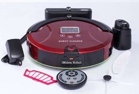 5 In 1 Multifunctional Robot Vacuum Cleaner,LCD,Touch Button,Schedule, Self Charging N4