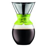 Bodum 11593-565 Pour Over Coffee Maker with Permanent Filter, 51 oz, Green N2