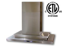 CAVALIERE 36" Island Mounted Stainless Steel Kitchen Range Hood 900 CFM SV218Q2-I36
