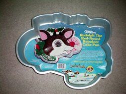 Wilton Rudolph The Red-Nosed Reindeer Cake Pan -- 1981 Discontinued