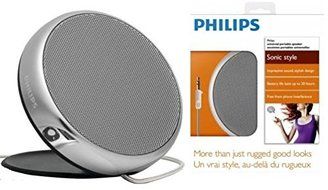 Philips SBA1700 portable speaker Universal 3.5mm Impressive sound /GENUINE