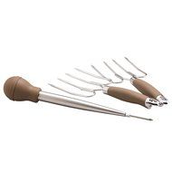 Anolon Advanced Bronze 16-Inch x 13-Inch Oval Roaster Set, Bronze N4