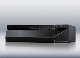 Summit 1600 EZV Convertible 20 Inch Range Hood - Black