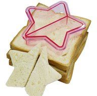 YiZYiF Food Grade Plastic Sandwich and bread Cutter Shapes for Kids - Set of 9 Crust Cookie Cutters N4