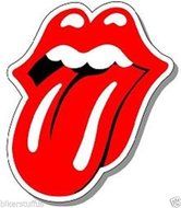 THE ROLLING STONES LIPS AND TONGUE STICKER ROCK ROLL FUNNY CAR