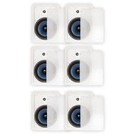 Blue Octave RW83 In Wall 8" Speakers 3 Way Home 2280 Watts New 3 Pair Pack RW83-3PR