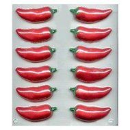 3-D Chili Peppers candy Mold