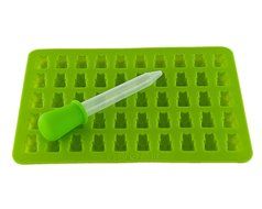 Gummy Bear Mold for Hard Candy &amp; Chocolate Molds - Gelatin Maker - Bonus Syringe For Easy Filling - BPA Free &amp;... N6