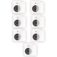 Blue Octave BDW62 In Wall 6.5" Speakers 2 Way Home Theater Surround Sound 7 Speaker Set