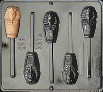 Egyptian Mummy Lollipop Chocolate Candy Mold 3310