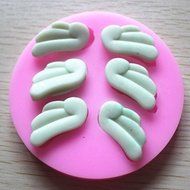 Anyana Angel Wings Silicone Fondant Mold Cake Decorating Pastry Gum Pastry Tool Kitchen Tool Sugar Paste Baking...